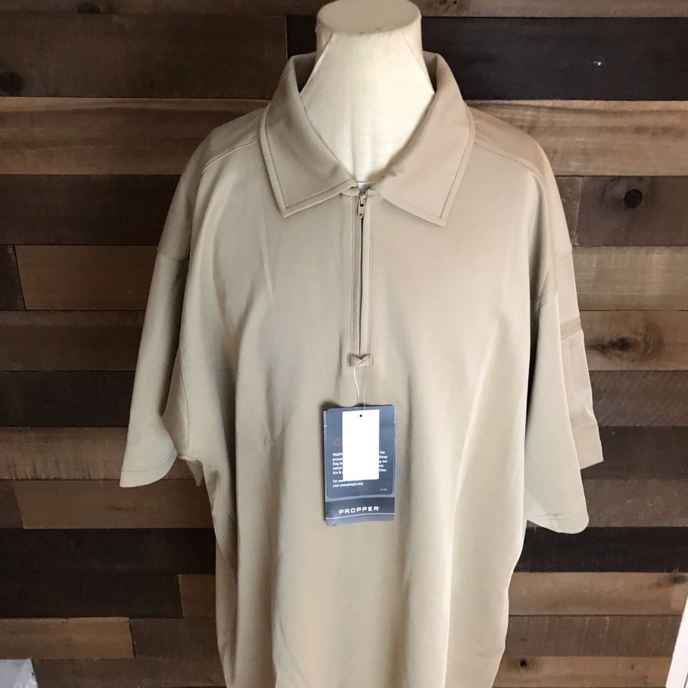 Propper tactical tan polo shirt men’s Xl - Picture 2 of 7